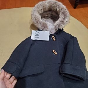 ZARA babygirl peacoat